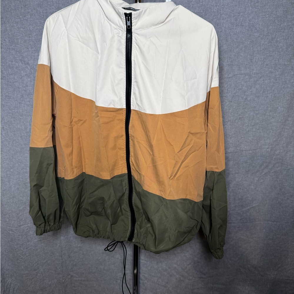 Colorblock Windbreaker Jacket